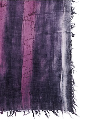 Detail View - Click To Enlarge - FALIERO SARTI - 'Arte' brushstroke print virgin wool scarf
