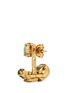 Detail View - Click To Enlarge - ELA STONE - 'Lior' graduating amazonite earrings