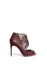 Main View - Click To Enlarge - ALEXANDRE BIRMAN - 'Corah' python caged leather sandals