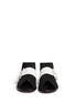 Figure View - Click To Enlarge - 10 CROSBY DEREK LAM - 'Patrice' contrast buckle strap elastic sandals