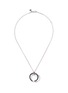 Main View - Click To Enlarge - JOHN HARDY - Sapphire silver interlocking bamboo ring medium pendant necklace