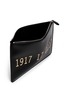 Detail View - Click To Enlarge - GIVENCHY - '1917' print leather zip pouch