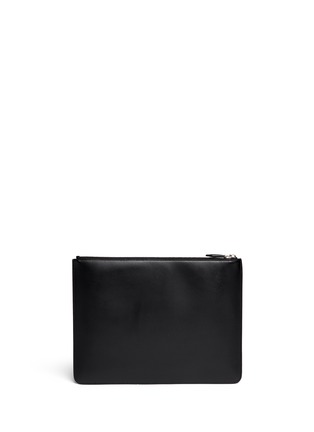 Figure View - Click To Enlarge - GIVENCHY - '1917' print leather zip pouch