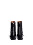 Back View - Click To Enlarge - GIVENCHY - Stud heel back zip leather boots