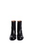 Figure View - Click To Enlarge - GIVENCHY - Stud heel back zip leather boots