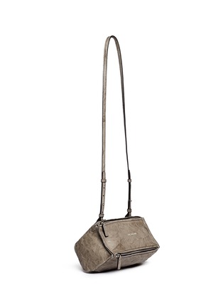 Figure View - Click To Enlarge - GIVENCHY - 'Pandora' mini washed lambskin leather bag