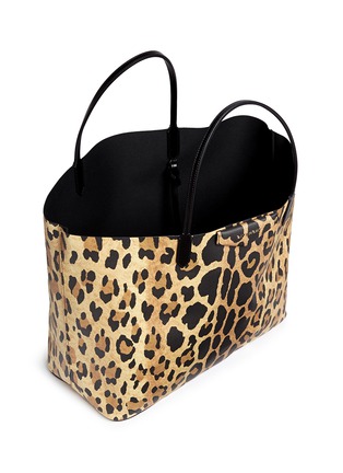 Detail View - Click To Enlarge - GIVENCHY - 'Antigona' large leopard print shopping tote