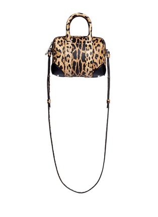 Main View - Click To Enlarge - GIVENCHY - 'Lucrezia' micro leopard print leather bag