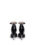 Back View - Click To Enlarge - GIVENCHY - Screw heel contrast toe leather pumps