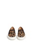 Figure View - Click To Enlarge - GIVENCHY - Leopard print leather skate slip-ons