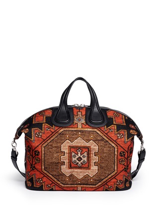 Main View - Click To Enlarge - GIVENCHY - 'Nightingale' Persian carpet print bag