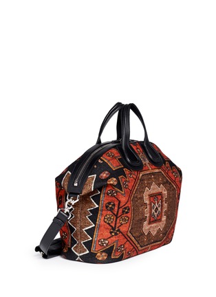 Figure View - Click To Enlarge - GIVENCHY - 'Nightingale' Persian carpet print bag