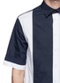 Detail View - Click To Enlarge - MARNI - Colourblock duo layer sleeve shirt