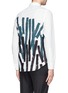 Back View - Click To Enlarge - MARNI - Paint stroke print cotton poplin shirt