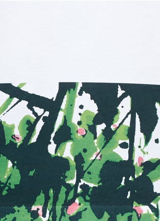 Detail View - Click To Enlarge - MARNI - Inksplash floral print T-shirt 