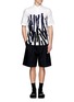 Figure View - Click To Enlarge - MARNI - 'Eclisse' stroke print shirt