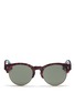 Main View - Click To Enlarge - TOMS ACCESSORIES - 'Charlie Rae' marbled acetate browline sunglasses