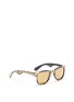 Figure View - Click To Enlarge - CARRERA - by Jimmy Choo 'Carrera 6000' metallic leopard resin sunglasses
