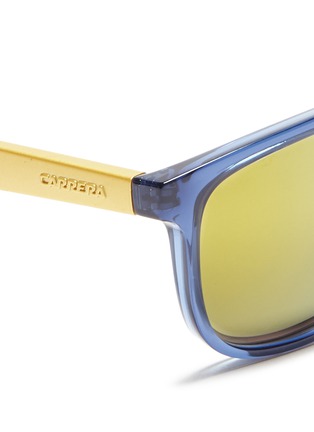 Detail View - Click To Enlarge - CARRERA - 'Carrerino 13' junior plastic flat top mirror sunglasses