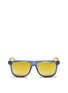 Main View - Click To Enlarge - CARRERA - 'Carrerino 13' junior plastic flat top mirror sunglasses
