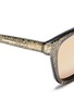 Detail View - Click To Enlarge - CARRERA - by Jimmy Choo 'Carrera 6000' glitter resin sunglasses