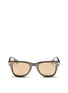 Main View - Click To Enlarge - CARRERA - by Jimmy Choo 'Carrera 6000' glitter resin sunglasses