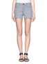 Main View - Click To Enlarge - THEORY - 'Mikee' stripe stretch denim mini shorts