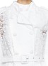 Detail View - Click To Enlarge - GIVENCHY - Lace trench coat