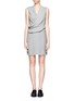 Main View - Click To Enlarge - HELMUT LANG - Draped-front sleeveless dress