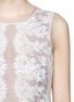 Detail View - Click To Enlarge - LANVIN - Lace overlay sleeveless top