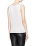 Back View - Click To Enlarge - LANVIN - Lace overlay sleeveless top