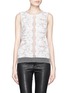 Main View - Click To Enlarge - LANVIN - Lace overlay sleeveless top