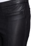 Detail View - Click To Enlarge - HELMUT LANG - Cropped stretchy leather leggings