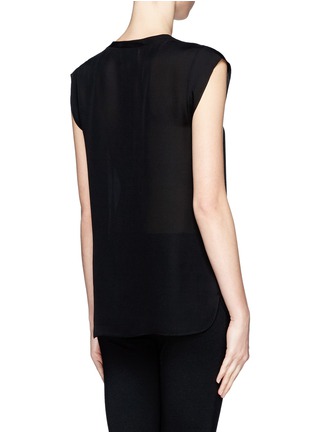 Back View - Click To Enlarge - 3.1 PHILLIP LIM - Silk muscle T-shirt