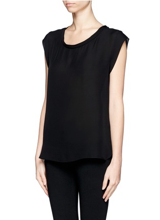 Front View - Click To Enlarge - 3.1 PHILLIP LIM - Silk muscle T-shirt