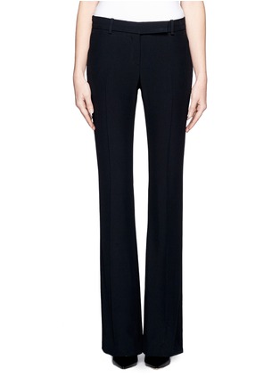 Main View - Click To Enlarge - ALEXANDER MCQUEEN - Leaf crepe bell bottom pants