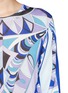 Detail View - Click To Enlarge - EMILIO PUCCI - Chiffon back capri print silk sweater