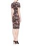 Back View - Click To Enlarge - GIVENCHY - Floral print dress