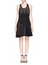 Main View - Click To Enlarge - 3.1 PHILLIP LIM - Gathered front laser cut polka dot dress