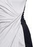 Detail View - Click To Enlarge - HELMUT LANG - Colour-block draped dress