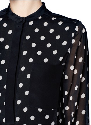 Detail View - Click To Enlarge - 3.1 PHILLIP LIM - Polk dot sheer blouse