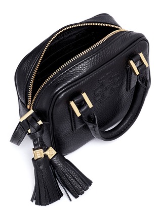 Detail View - Click To Enlarge - TORY BURCH - 'Thea' mini leather satchel