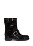 Main View - Click To Enlarge - JIMMY CHOO - 'Dash' stud coated suede biker boots