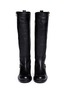 Figure View - Click To Enlarge - JIMMY CHOO - 'Doreen' crumpled leather biker boots