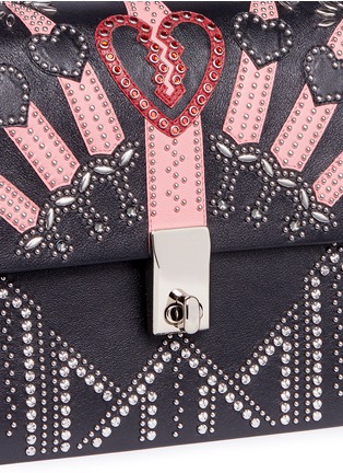 Detail View - Click To Enlarge - VALENTINO GARAVANI - 'Love Blade' stud leather crossbody bag