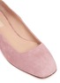 Detail View - Click To Enlarge - VALENTINO GARAVANI - Ankle strap suede flats
