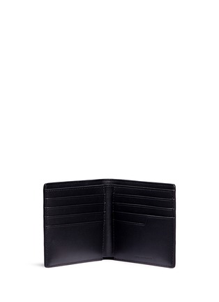 Figure View - Click To Enlarge - ANYA HINDMARCH - 'Smiley' perforated leather bifold wallet