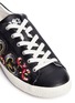 Detail View - Click To Enlarge - ASH - 'Nexus' floral embroidered leather sneakers