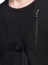 Detail View - Click To Enlarge - THE VIRIDI-ANNE - Linen hopsack backpack vest