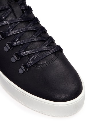 Detail View - Click To Enlarge - FILLING PIECES - 'Mountain Cut' waxed leather sneakers